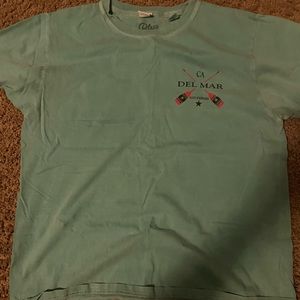 teal del mar oversized t shirt